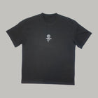 BLACK ROSE Tee actual garment, front view.