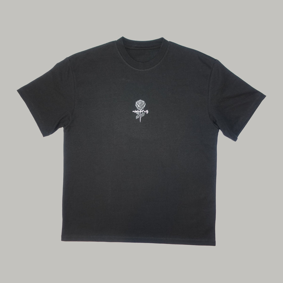 BLACK ROSE Heavyweight Cotton Tee
