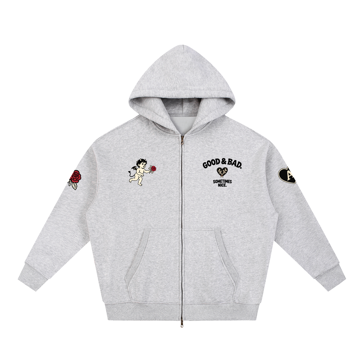 Good&Bad Zip Hoodie — 