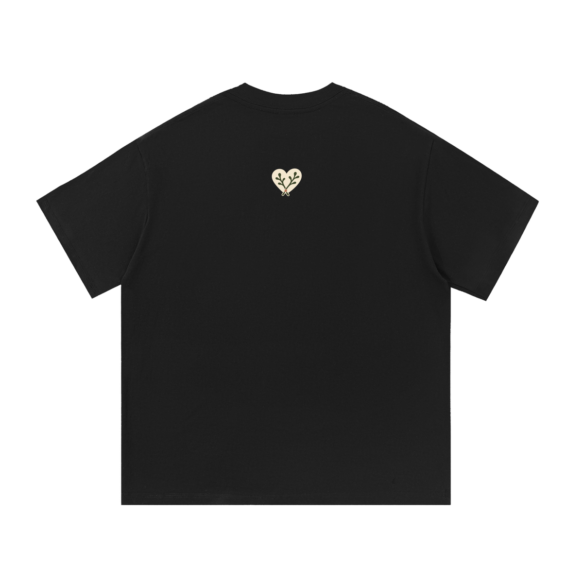 Heart Cotton Tee — Back