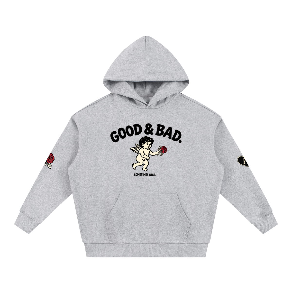 Good&Bad Pullover Hoodie — Front