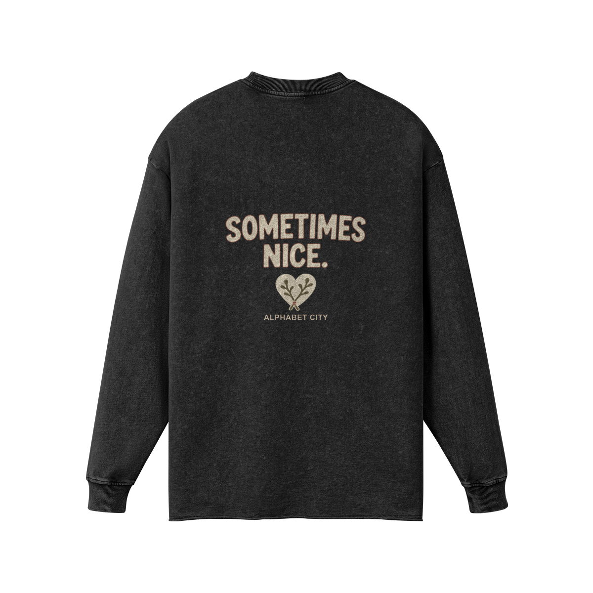 Good&Bad Long Sleeve Tee — Back
